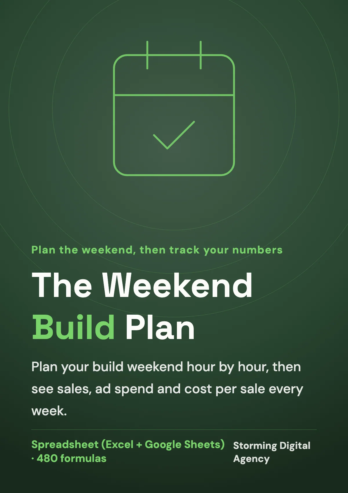 The Weekend Build Plan